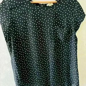 Lily White Polk a dot blouse